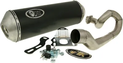 Produktbild von TurboKit Auspuff GMax 4T mit Zulassung kompatibel mit Yamaha Majesty 250
