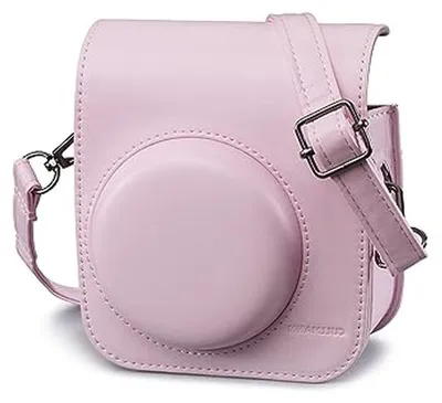Productafbeelding van Compactcamera Tas - Instax Mini - Foto's Maken - Op Maat Gemaakt - 14 x 117 x 75 cm - Roze
