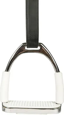 Productafbeelding van Veiligheidsbeugel Paard - Stijgbeugel Ruitersport - Veilig Rijdend - Roestvrij Staal - 2779 x 1981 x 11 cm - Zilver