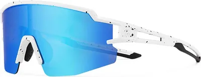 Image de Lunettes de vélo Rockbros pour enfants, polarisées, protection UV noir/blanc