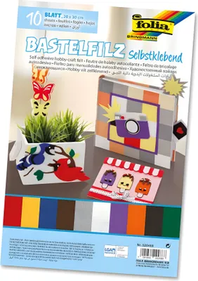 Produktbild von Folia 520499, Zubehörset, Filzen, Filz, Junge/Mädchen, 20 cm, 30 cm
