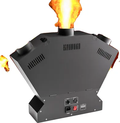 Immagine prodotto di Lanciafiamme, tre teste, controllo DMX512, spina UE