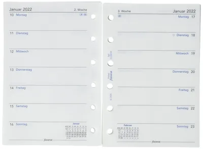 Produktbild von Kalender Filofax Pocket 2022 1 Woche/Seite, Planer, Organizer