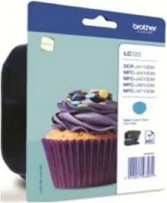 Immagine prodotto di Brother LC123YBP Cartuccia Brother LC-123YBP Ciano Blister 600 pagine
