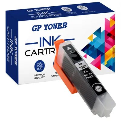 Produktbild von Fotoschwarze Tinte kompatibel für Epson 33XL XP 540 XP 640 XP900 XP 530 XP630 XP635 XP830 XP7100