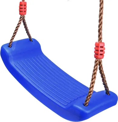 Image de Balançoire pour enfants Outdoor Indoor Hauteur réglable Antidérapante Bleu