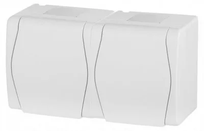 Image de Prise Électrique Hermétique Elektro-Plast Nasielsk Blanc 1022-00