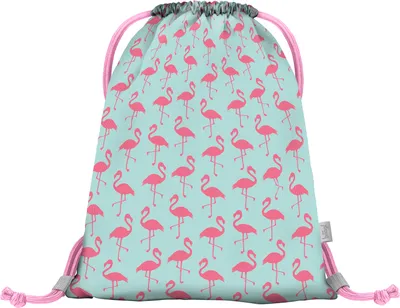 Produktbild von BAAGL Turnbeutel mit Tasche Flamingo