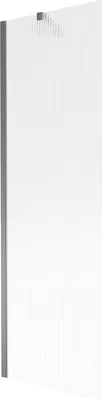 Immagine prodotto di Mexen Next schermo per vasca da bagno a 1 anta 60 x 150 cm, strisce, gun metal - 895-060-000-00-09-95