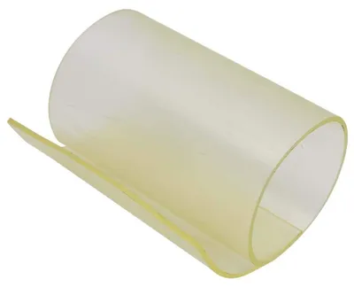 Polyurethanplatte gelb 4x200x500mm chemikalienbeständig