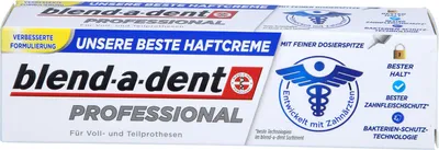 Produktbild von Blend-a-dent Professional Haftcreme für Voll- und Teilprothesenträger, 40 g Creme