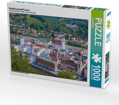 Produktbild von CALVENDO Puzzle Dreiflüssestadt Passau | 1000 Teile Lege-Größe 64x48cm Foto-Puzzle für glückliche Stunden