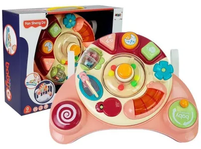 Produktbild von Leantoys Interaktive Babyspielzeugplatte rosa