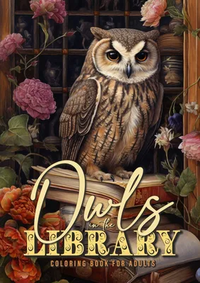 Produktbild von Owln in the Library Coloring Book for Adults