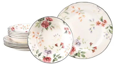 Produktbild von CreaTable, 25039, Priscilla Bunt, Tafelservice 12-tlg, Steingut