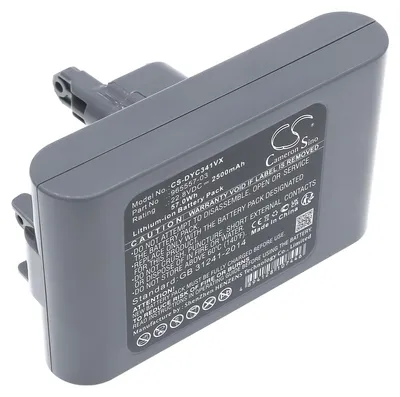 Akkupack 2500mAh 22,8V Li-Ion für Dyson DC31/34/35/44/45/56