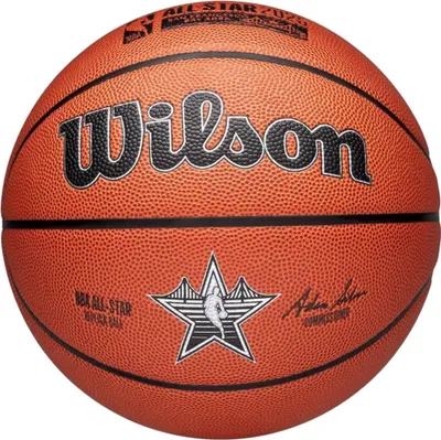 Produktbild von Wilson 2025 NBA All Star Replica Ball WZ2022601XB, Basketballbälle, Unisex, Orange, Größe: 7