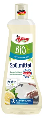 Produktbild von Poliboy Spülmittel mit Lemon-Extrakt, natürliche Wirkstoffe - Vegan - 500ml