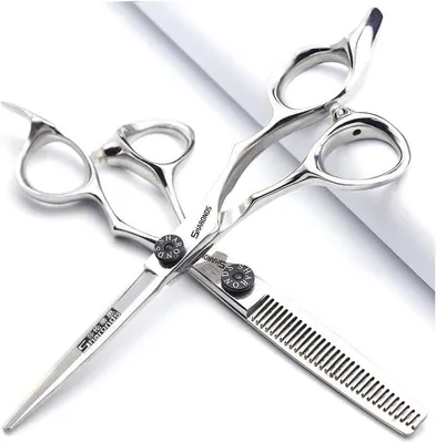 Produktbild von Professionelles Friseurbedienungsset 5/5.5/6 mit scharfen Klingen, ideal für Friseure und Salons