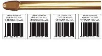 Produktbild von CZ vitrážka 60HT-2ks+4skobičky