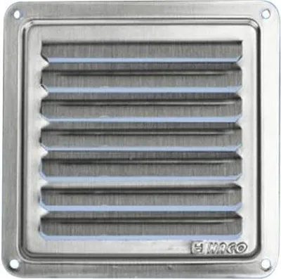 Zdjęcie produktu dla Kratka wentylacyjna - pokrywa NVM, 150 x 150 mm K, stal nierdzewna 0710