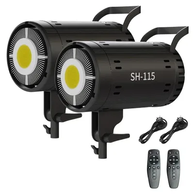 Imagen del producto de Fotografía, video, iluminación, versión bicolor, brillo ajustable, 2 unidades, 115W, nuevo