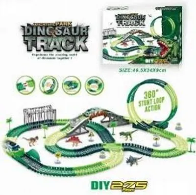 Produktbild von Pegaz Dino Magic Track Autorennbahn mit Loop, 275 Teile