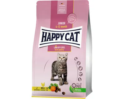 Produktbild von Katzenfutter trocken HAPPY CAT Young Junior Geflügel 1,3 kg