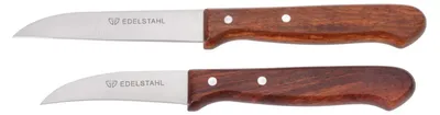 Produktbild von Ein 2-teiliges Messerset mit Holzgriffen