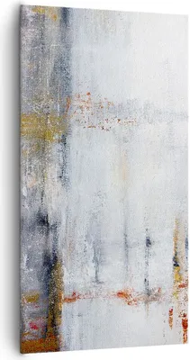 Produktbild von Bild auf Leinwand - Leinwandbild - Einteilig - Abstraktion weiß verschwommen - 65x120cm - Wand Bild - Wanddeko - Wandbilder - Leinwanddruck - Bilder - Wanddekoration - Leinwand bilder - PA65x120-4535