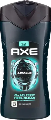 Obrázok produktu pre Sprchový gél Axe Apollo 3 v 1, 400 ml, Svieži a čistý