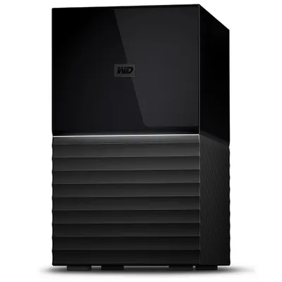 Produktbild von WD My Book Duo WDBFBE0200JBK - Festplatten-Array - 20 TB - 2 Schächte - HDD 10 TB x 2 - USB 3.1 (extern)