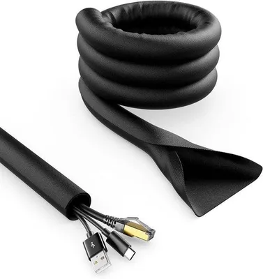 Immagine prodotto di Scatola per la gestione dei cavi, lunghezza 3,0 m, nera, in nylon