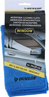 Image de Chiffon Microfibre Verre Nettoyage Sans Trace - Dunlop
