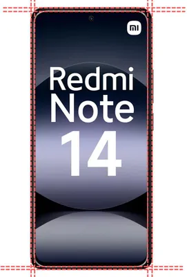 Immagine prodotto di Custodia antiurto per Xiaomi Redmi Note 14 4G (Versione Globale) con 2 protezioni per lo schermo in vetro temperato Phonillico
