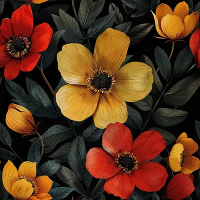 Immagine prodotto di OUTDOOR DEKOSTOFFE OXFORD - Motiv Blumen I DX5544