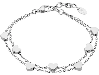 Produktbild von Lotus  LS2560-2-1 Damen Armband Herz Edelstahl Silber 20,5 cm