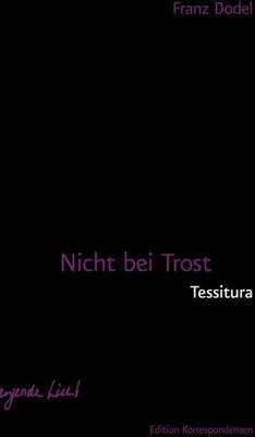 Obrázek produktu pro Nicht bei Trost. Tessitura