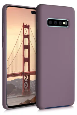 Produktbild von kwmobile Handyhülle für Samsung Galaxy S10 Plus / S10+ Hülle - Case Silikon - Kabelloses Laden - Schutzhülle Cover in Grape