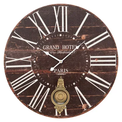 Immagine prodotto di Orologio da parete Clayre & Eef 58x4 cm Marrone MDF