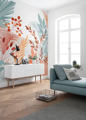 Produktbild von Komar Vlies Fototapete - Aspiring Colours - Größe: 200 x 250 cm (Breite x Höhe) - 4 Bahnen, Wohnzimmer, Schlafzimmer, Tapete