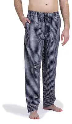 Produktbild von Moonline - Herren Webhose Freizeithose Loungewear aus 100% Baumwolle ; dunkelgrau , 54/56