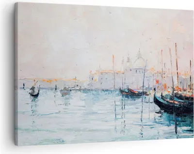 Produktbild von Bild auf Leinwand - Leinwandbild - Venedig Basilika - 70x50cm - Wand Bild - Wanddeko - Wandbilder - Leinwanddruck - Bilder - Kunstdruck - Wanddekoration - Leinwand bilder - Wandkunst - AA70x50-3662