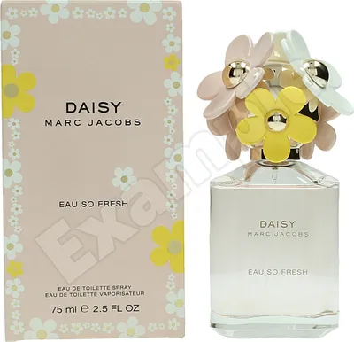 Produktbild von Marc Jacobs Daisy Eau So Fresh 75 ml, Frauen, 75 ml, Nicht nachfüllbare Flasche, Grapefruit,Pear, Violet (flower),Wild rose, Zedernholz, Moschus