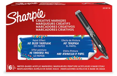 Productafbeelding van Sharpie 2218118, Sharpie Kreativmarker ACRYLIC, ronde punt, koelgrijs
