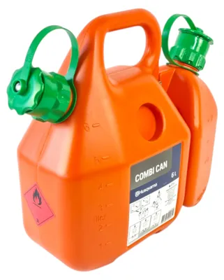 Produktbild von Husqvarna Kombikanister 6 + 2,5 L orange für Fett und Schmierstoffe ( 505698000 )