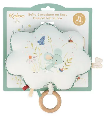 Image de Jouet musical Kaloo houppette Souris verte Petites
