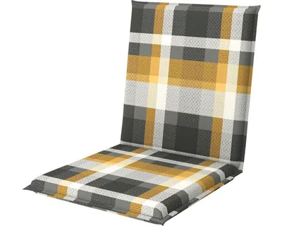 Produktbild von Stuhlauflage 100 x 48 x 6 cm 50 % Baumwolle, 50 % Polyester grau