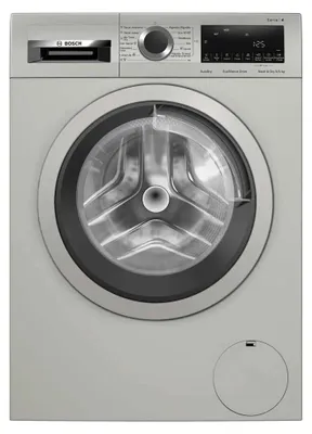 Produktbild von Bosch Serie 4 WNA1341XES, Frontlader, Freistehend, Edelstahl, Links, Edelstahl, Tasten, Drehregler