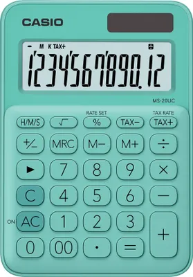 Immagine prodotto di Calcolatrice tascabile CASIO MS-20UC-GN verde